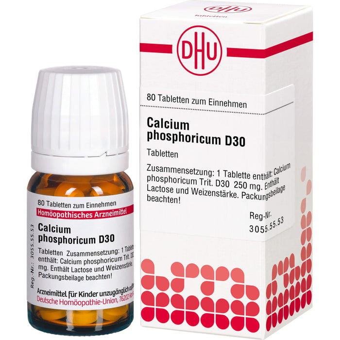 DHU Calcium phosphoricum D30 Tabletten, 80 pc Tablettes