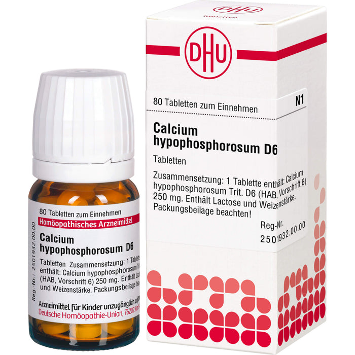 DHU Calcium hypophosphorosum D6 Tabletten, 80 pc Tablettes