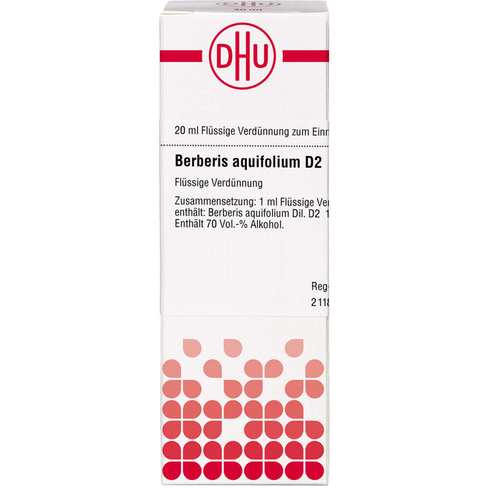 Berberis aquifolium D2 DHU Dilution, 20 ml Lösung