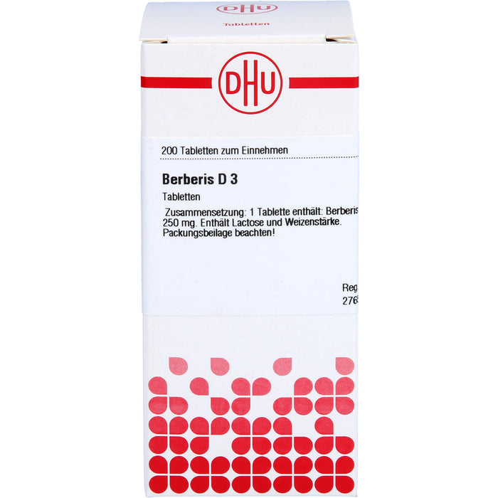 Berberis D3 DHU Tabletten, 200 St. Tabletten