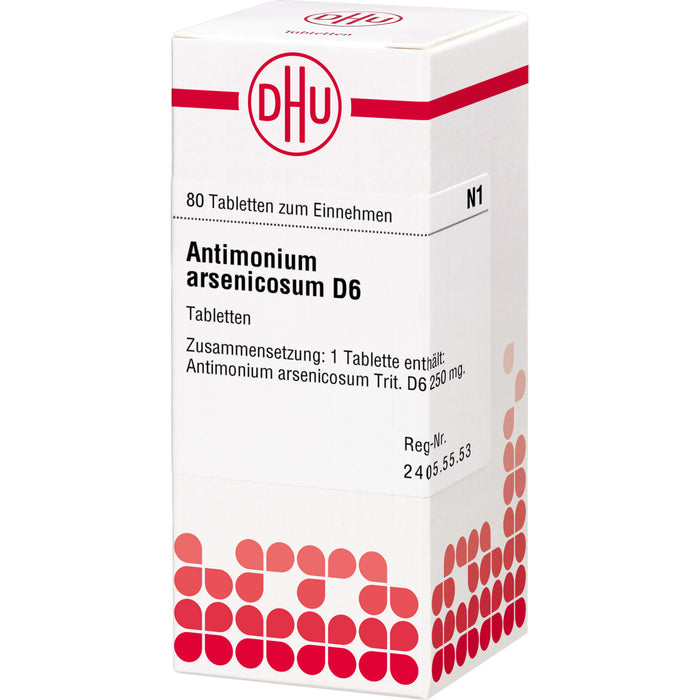 DHU Antimonium arsenicosum D6 Tabletten, 80 pc Tablettes