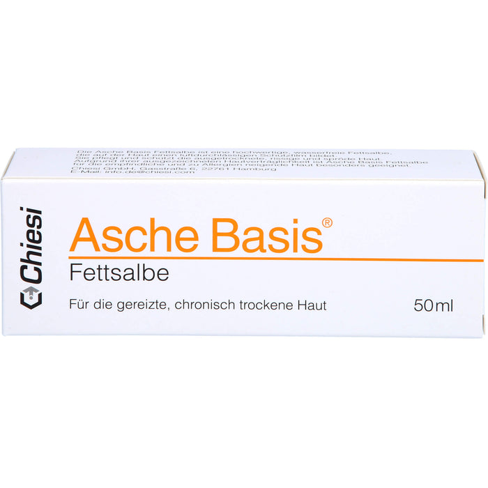 Asche Basis Fettsalbe, 50 ml Onguent gras