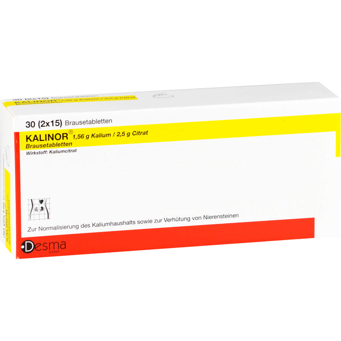 Kalinor-Brausetabletten zur Normalisierung des Kaliumhaushalts, 30 pcs. Tablets