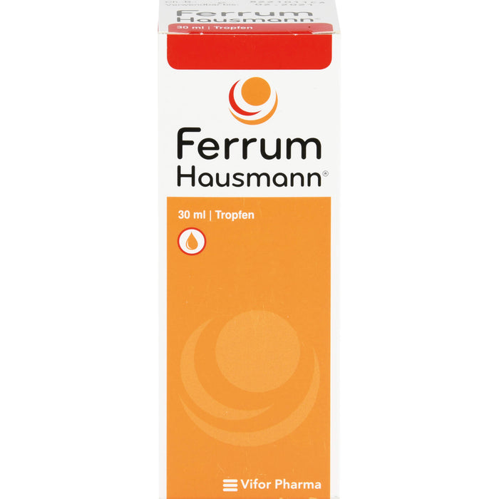 Ferrum Hausmann Tropfen zur Behandlung von Eisenmangel, 30 ml Solution