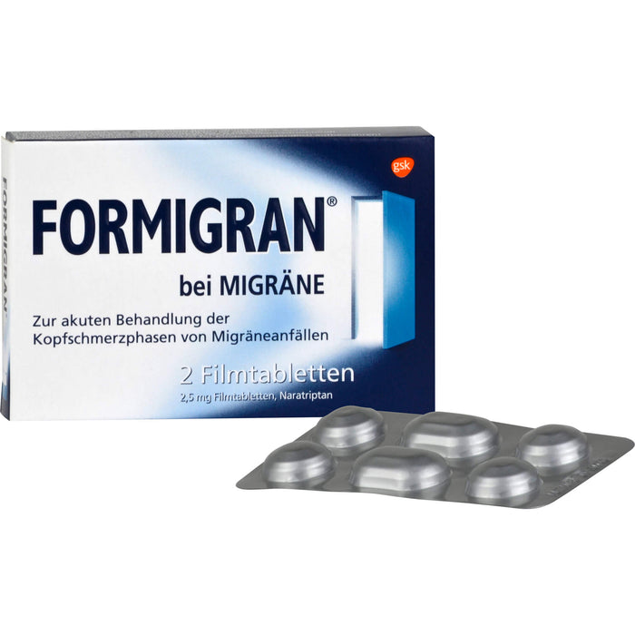 Formigran bei Migräne Filmtabletten, 2 pcs. Tablets