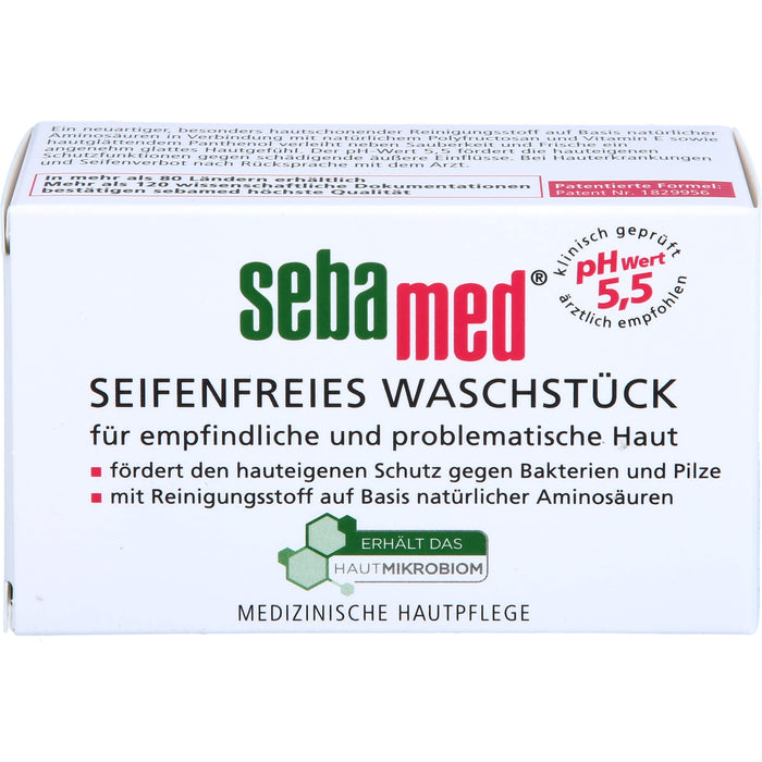 sebamed Seifenfreies Waschstück, 100 g Körperpflege