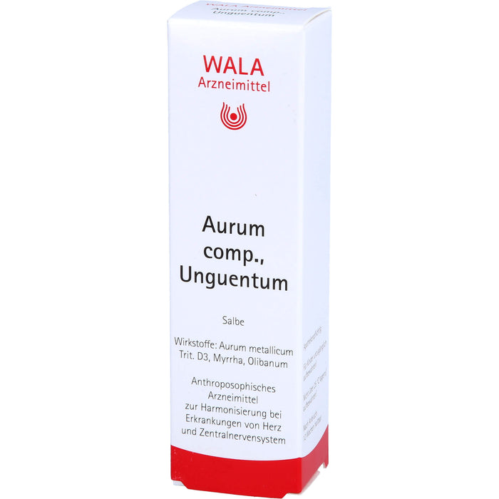 WALA Aurum comp., Unguentum Salbe zur Harmonisierung bei Erkrankungen von Herz und Zentralnervensystem, 30 g Ointment