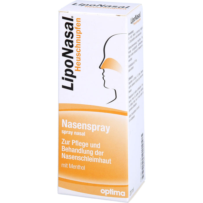 LipoNasal Heuschnupfen, Nasenspray zur Pflege und Behandlung der Nasenschleimhaut, 20 ml Lösung