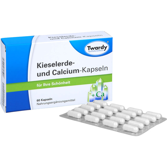 Twardy Kieselerde- und Calcium-Kapseln für Ihre Schönheit, 60 pcs. Capsules