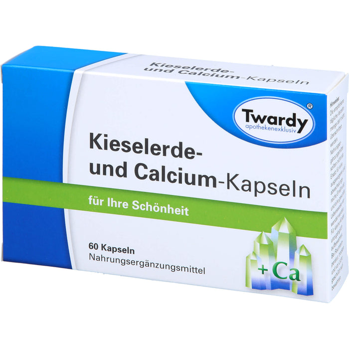 Twardy Kieselerde- und Calcium-Kapseln für Ihre Schönheit, 60 pcs. Capsules