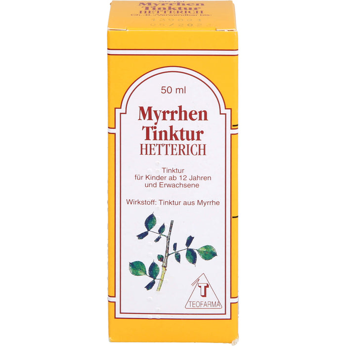 HETTERICH Myrrhen Tinktur, 50 ml Lösung