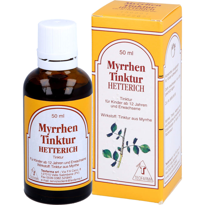 HETTERICH Myrrhen Tinktur, 50 ml Solution