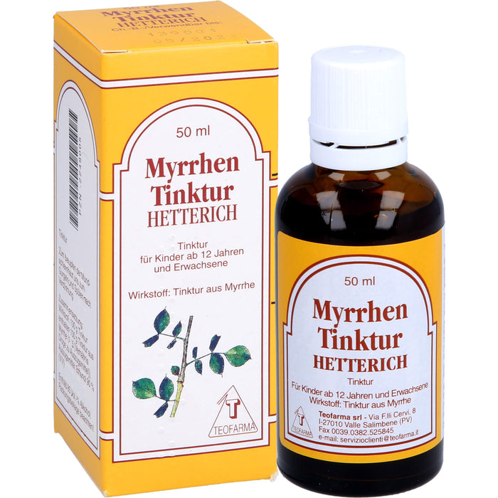 HETTERICH Myrrhen Tinktur, 50 ml Solution