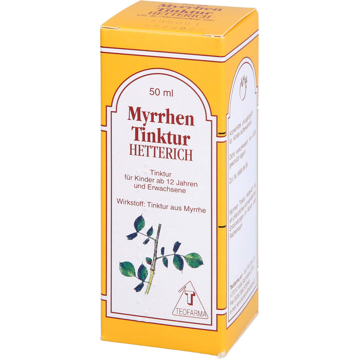 HETTERICH Myrrhen Tinktur, 50 ml Solution