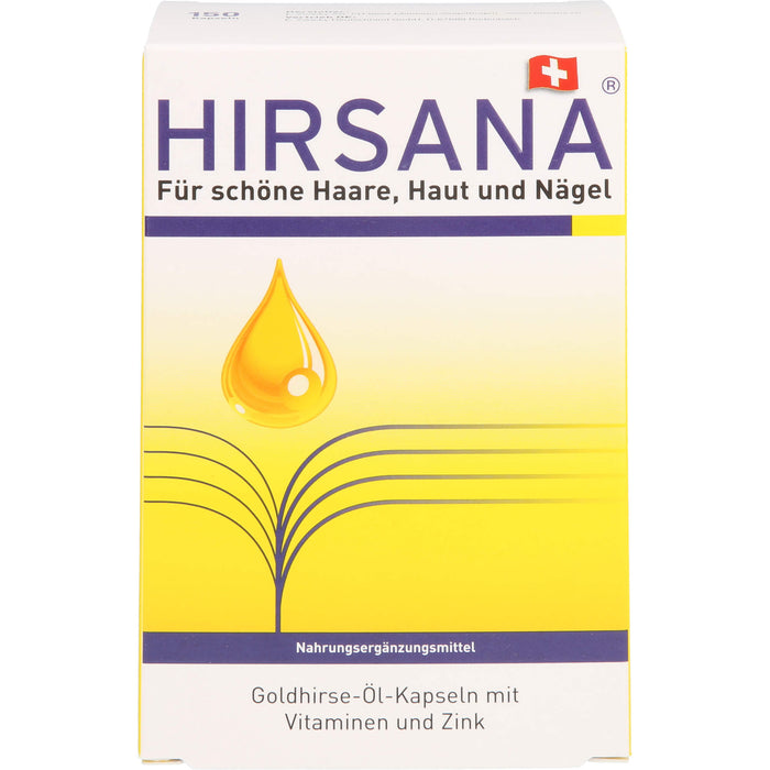 HIRSANA Goldhirse Öl Kapseln, 150 pcs. Capsules