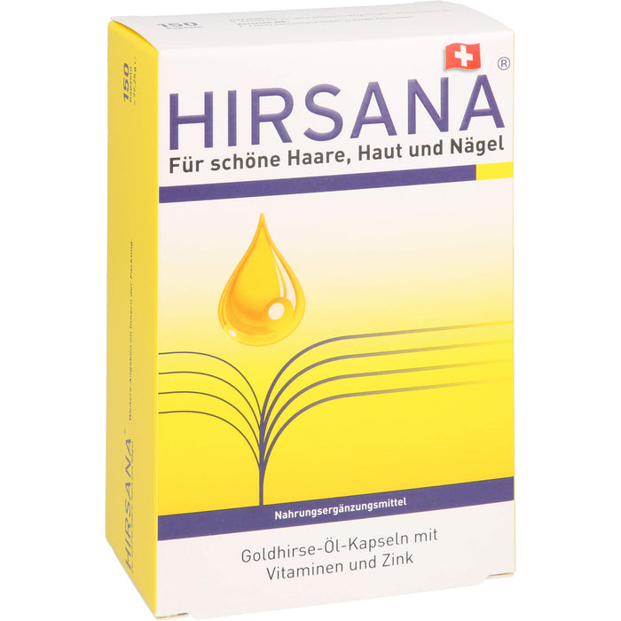 HIRSANA Goldhirse Öl Kapseln, 150 pcs. Capsules