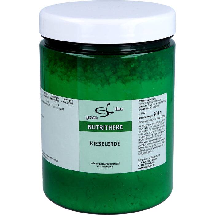 green line Nutritheke Kieselerde Pulver, 200 g Poudre