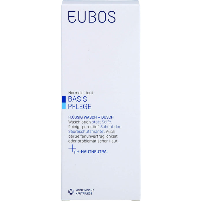 EUBOS FLUESS BLAU UNPARF, 200 ml Solution