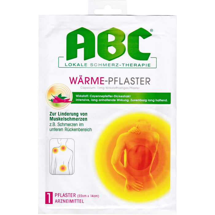 Hansaplast ABC Wärme-Pflaster zur Linderung von Muskelschmerzen, 1 pcs. Patch