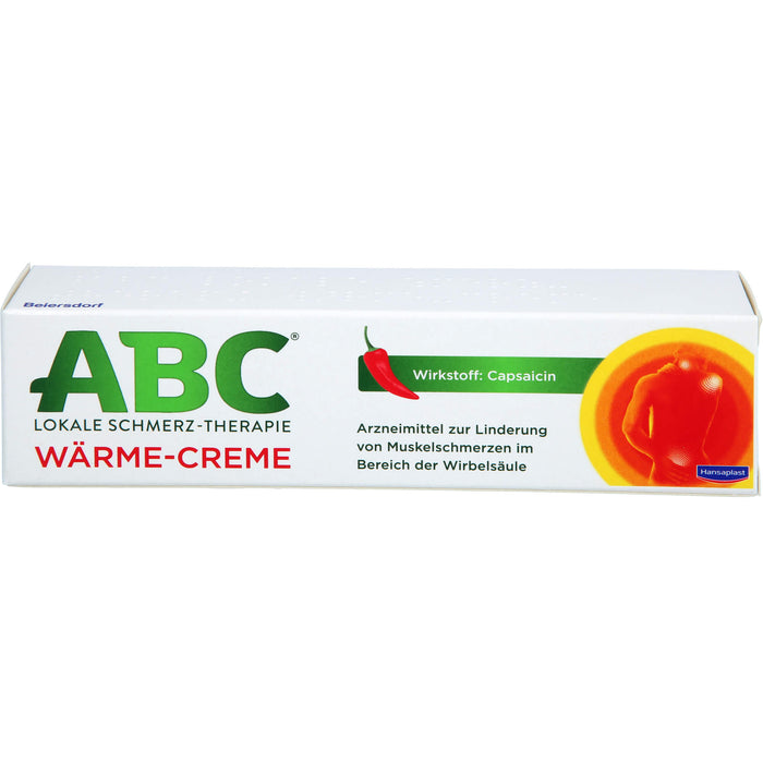 Hansaplast ABC lokale Schmerztherapie Wärme-Creme, 50 g Crème