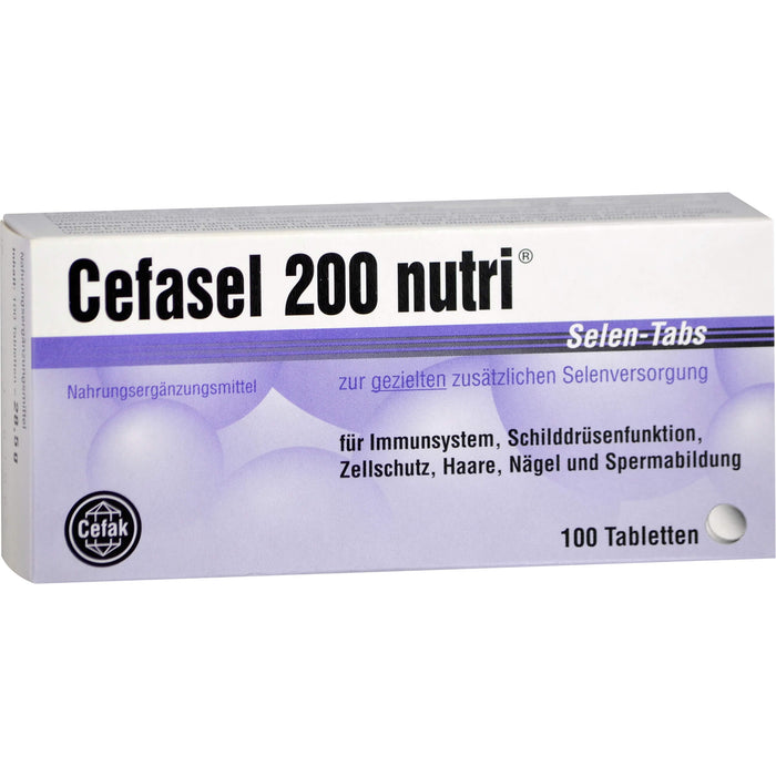 Cefasel 200 nutri Selen-Tabs, 100 St. Tabletten