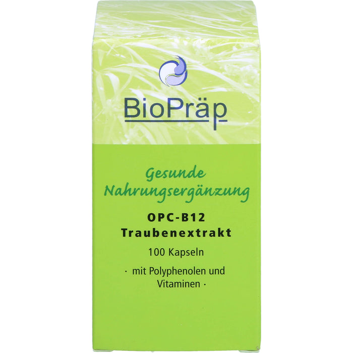 BioPräp OPC-B12 Traubenextrakt Kapseln, 100 pcs. Capsules