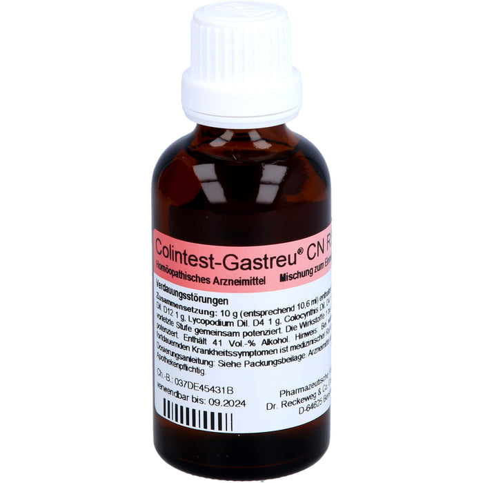 Dr. Reckeweg Colintest-Gastreu CN R37 Tropfen bei Verdauungsstörungen, 50 ml Lösung