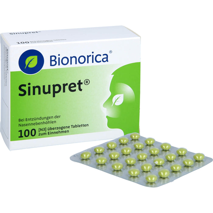 Sinupret überzogene Tabletten bei Entzündungen der Nasennebenhöhlen, 100 St. Tabletten