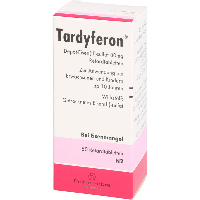 Tardyferon Depot-Eisen(II)-Sulfat 80 mg Retardtabletten, 50 pc Capsules