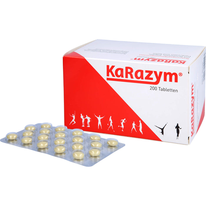 KaRazym Tabletten zur Beschleunigung der Regeneration und Unterstützung belasteter Gelenke, 200 St. Tabletten