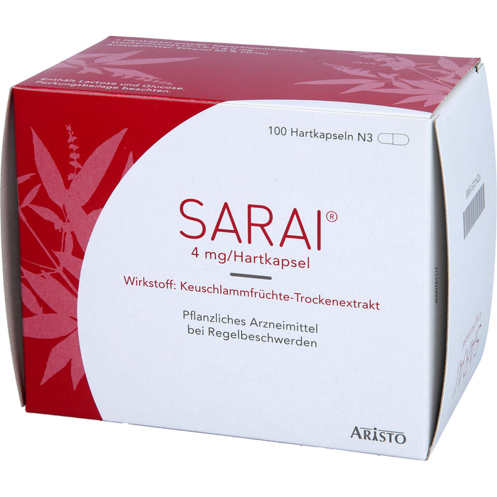 Sarai Hartkapseln bei Regelbeschwerden, 100 pc Capsules