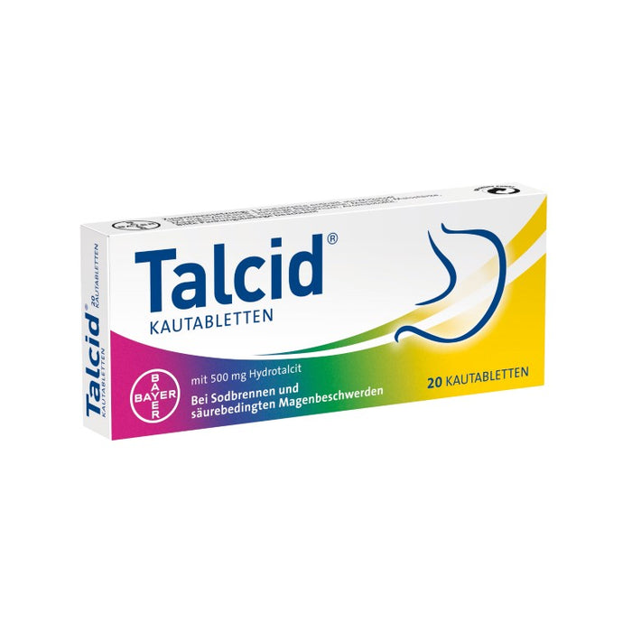 Talcid Kautabletten, 20 pcs. Tablets