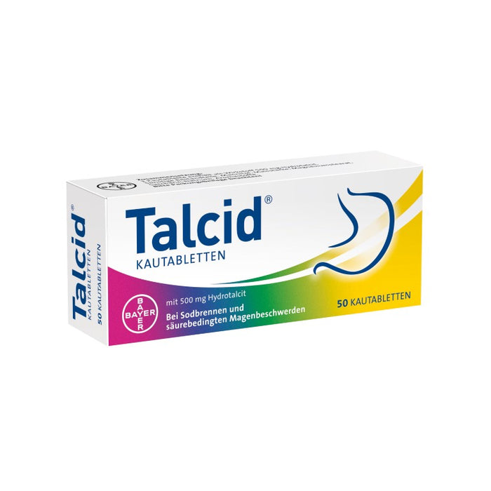 Talcid Kautabletten, 50 pcs. Tablets