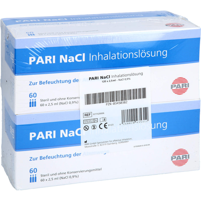 Pari-NaCl Inhalationslösung Ampullen, 120 pc Ampoules