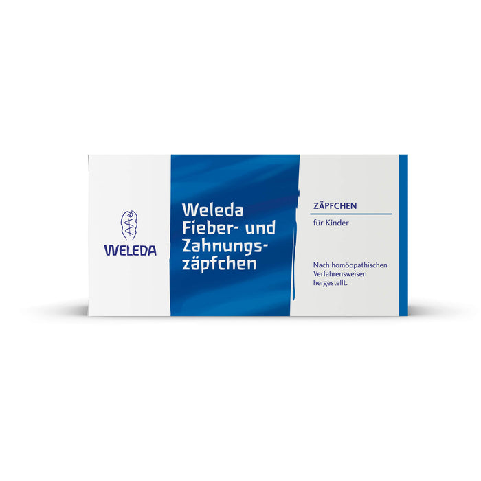 Weleda Fieber- und Zahnungszäpfchen, 10 pcs. Suppositories