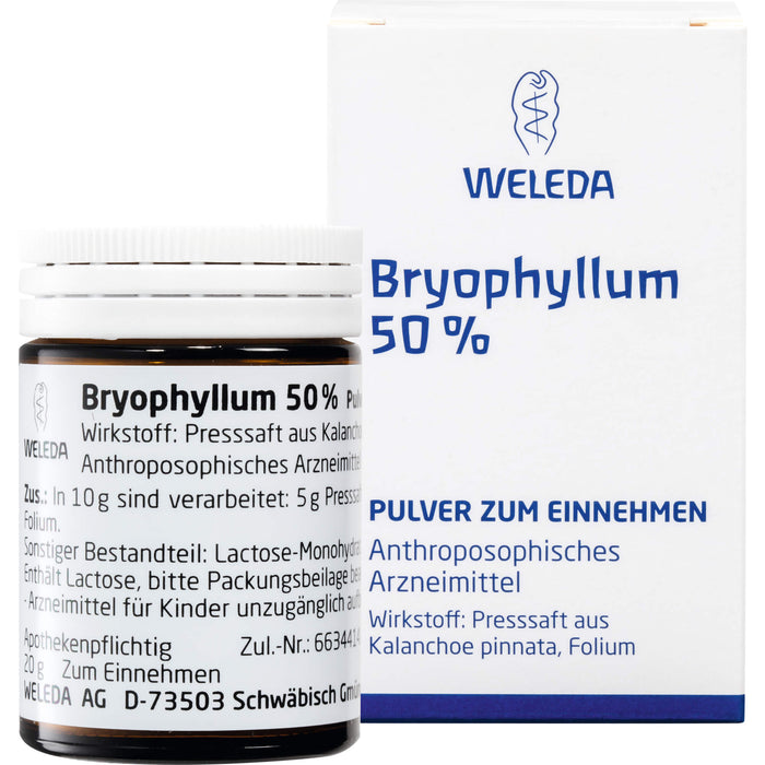 WELEDA Bryophyllum 50 % Pulver, 20 g Powder