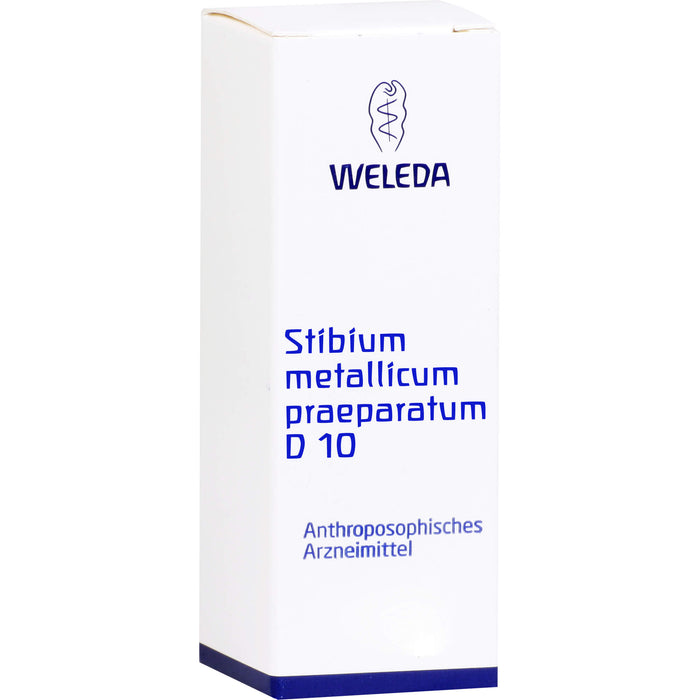 WELEDA Stibium metallicum praeparatum D10 Verreibung, 20 g Powder