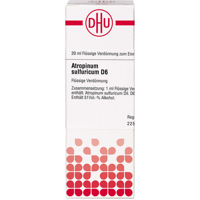 DHU Atropinum sulfuricum D6 Dilution, 20 ml Lösung