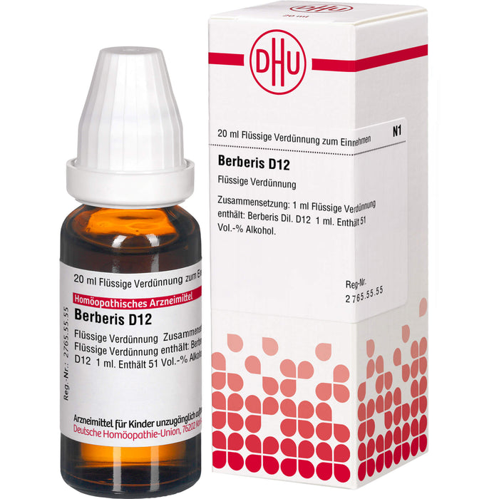 Berberis D12 DHU Dilution, 20 ml Lösung