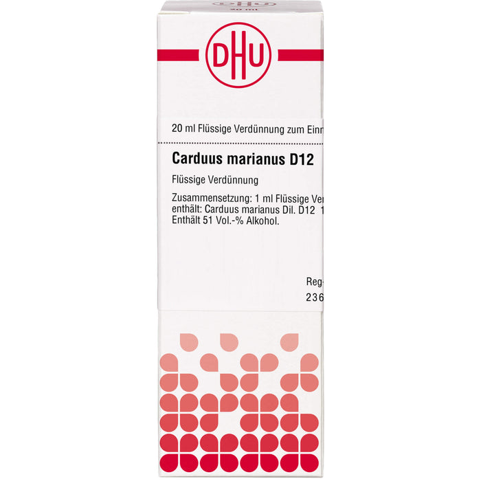 DHU Carduus marianus D12 Dilution, 20 ml Lösung