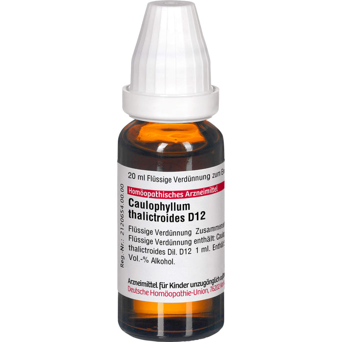 DHU Caulophyllum thalictroides D12 Dilution, 20 ml Lösung