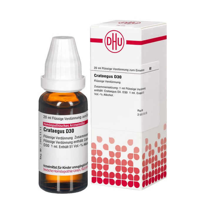 DHU Crataegus D30 Dilution, 20 ml Lösung