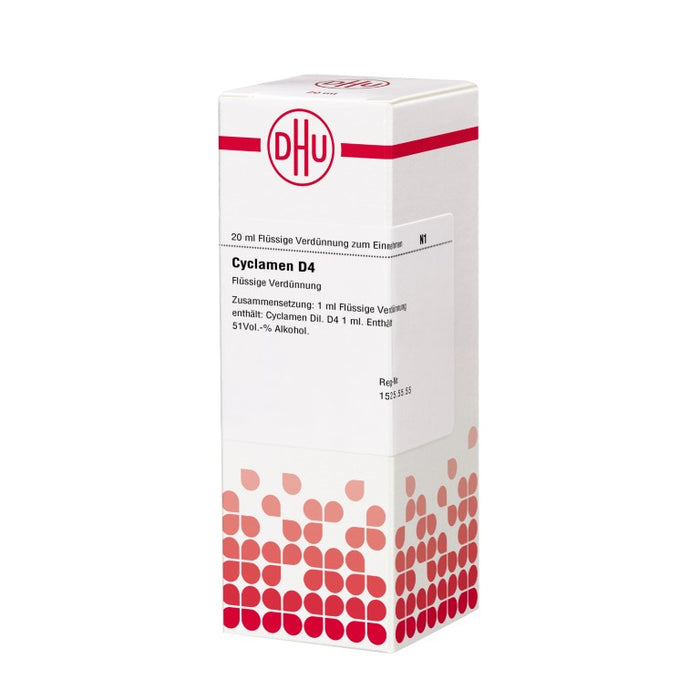 DHU Cyclamen D4 Dilution, 20 ml Lösung