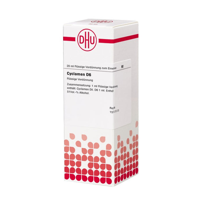 DHU Cyclamen D6 Dilution, 20 ml Lösung