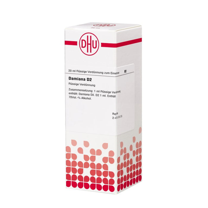 DHU Damiana D2 Dilution, 20 ml Lösung