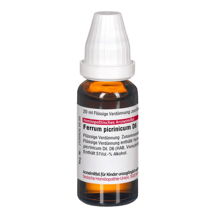 DHU Ferrum picrinicum D6 Dilution, 20 ml Lösung