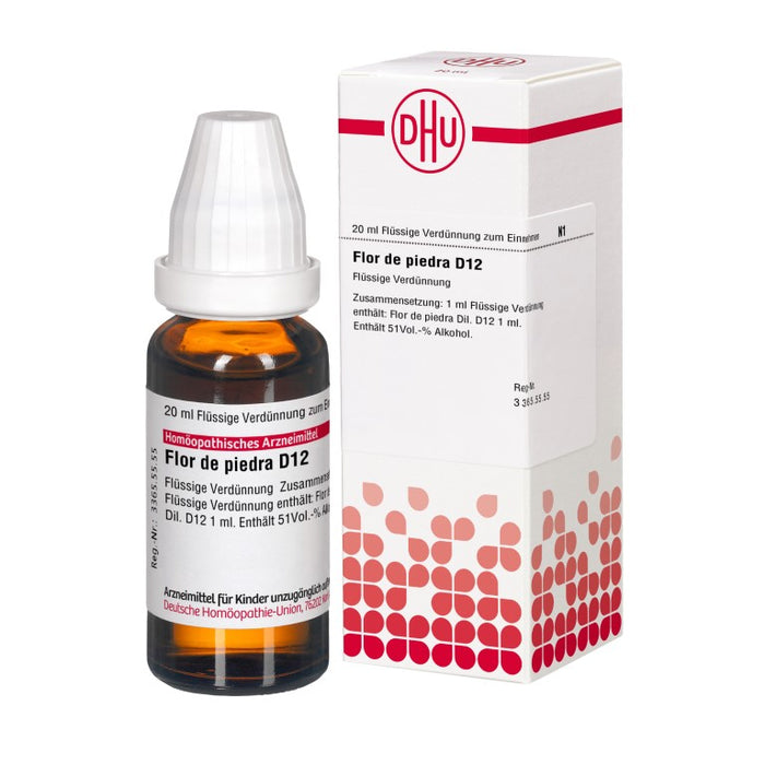 Flor de Piedra D12 DHU Dilution, 20 ml Lösung