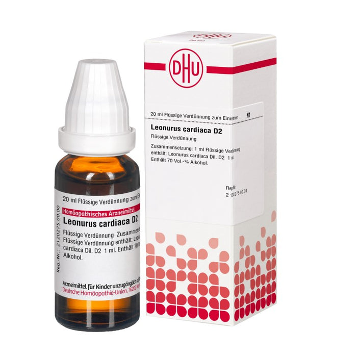 Leonurus cardiaca D2 DHU Dilution, 20 ml Lösung