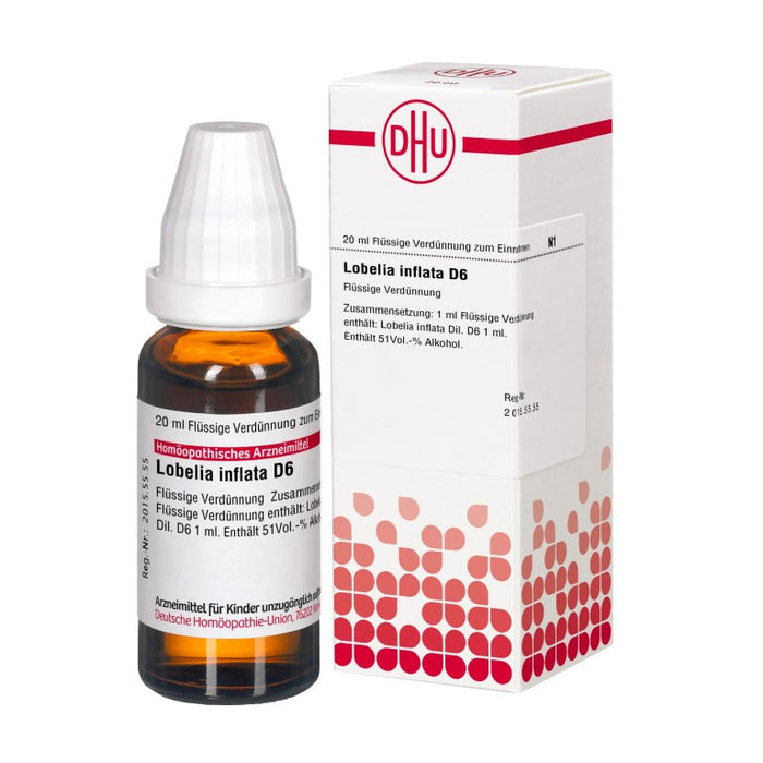 DHU Lobelia inflata D6 Dilution, 20 ml Lösung