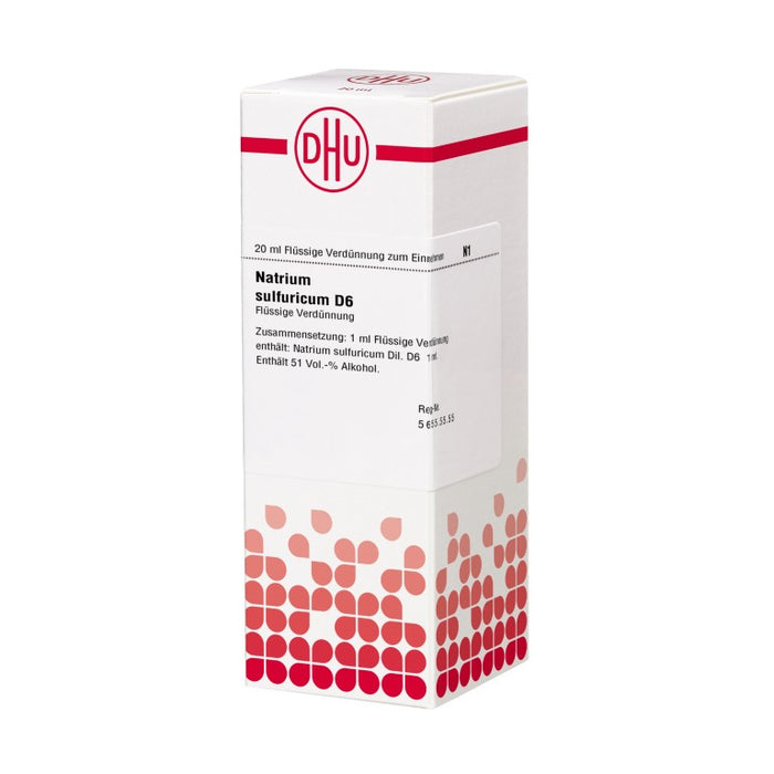 DHU Natrium sulfuricum D6 Dilution, 20 ml Lösung